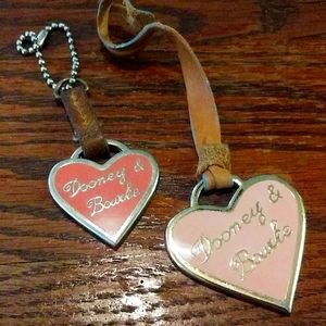 2 Dooney&Bourke key/purse tags